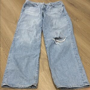 Old Navy Light Blue Straight Leg Jeans